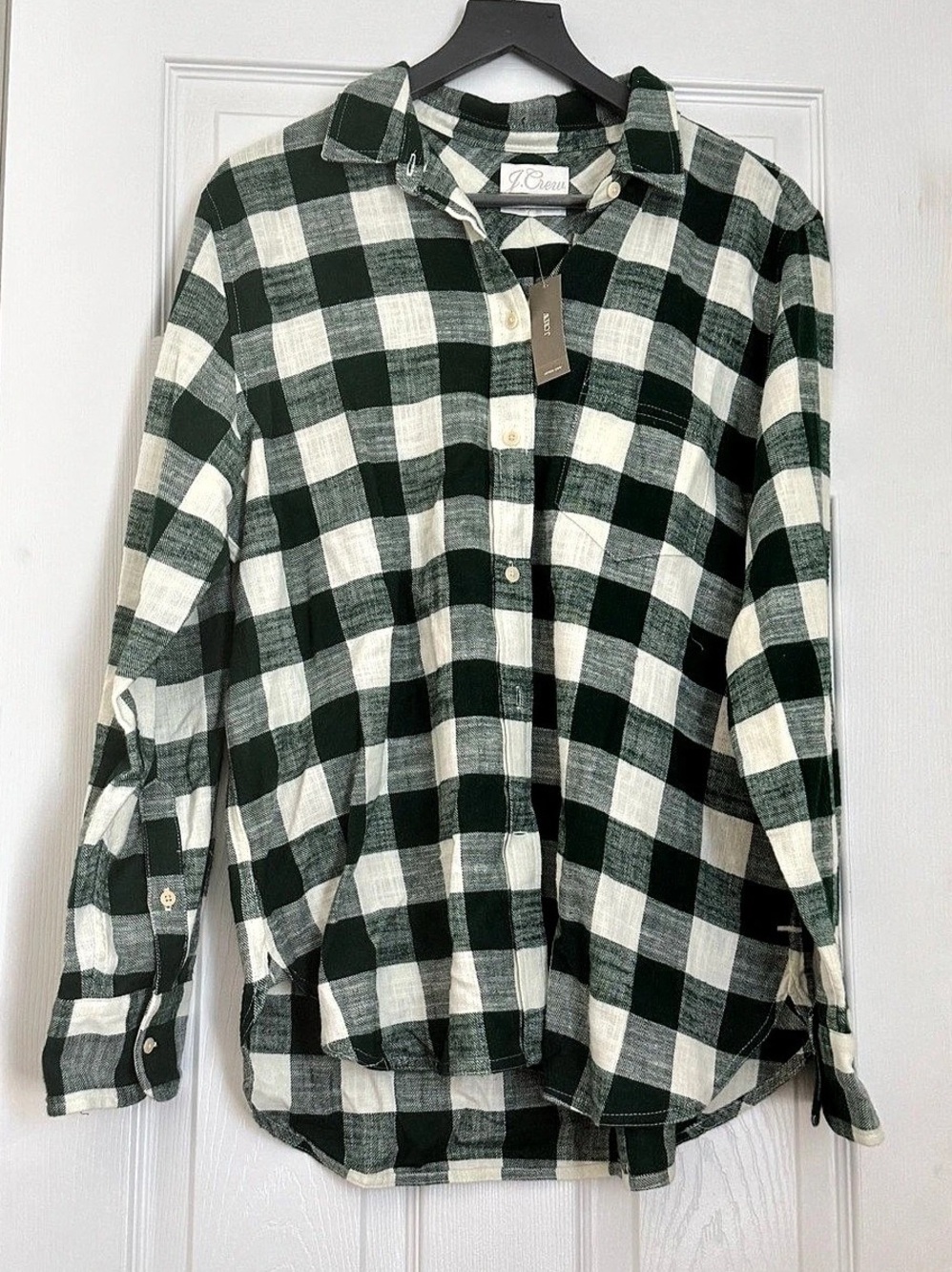 J.Crew Classic-fit flannel shirt in buffalo check Plaid Button Down in Green &